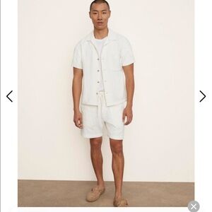 Vince Pull On Shorts White NWT​​​​